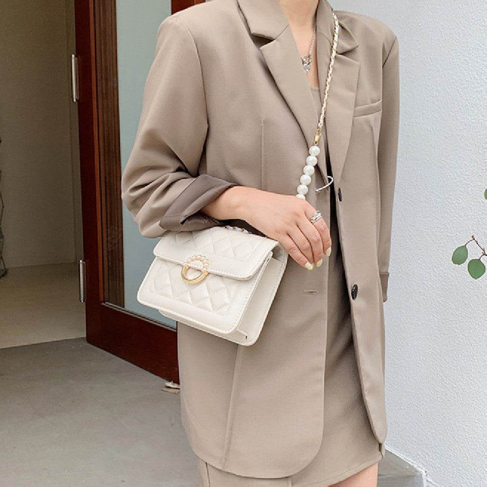 Diamond Chain Shoulder Crossbody Bag - MYLUXURY LANE ENTERPRISE