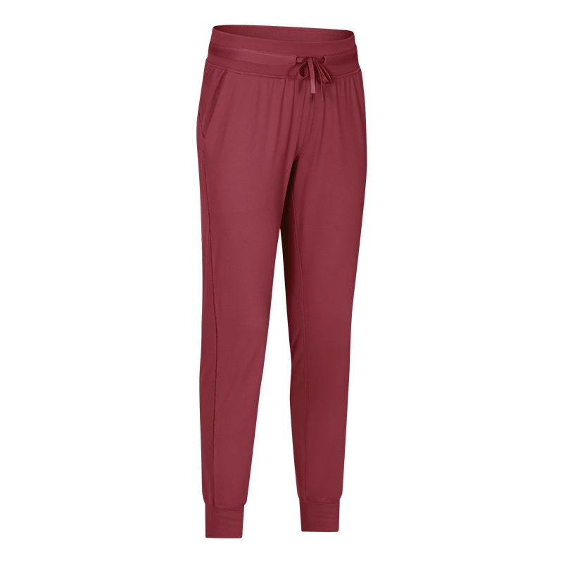 High-waist Yoga Women's Quick-drying Elasticated Slim Slimming Track Pants - MYLUXURY LANE ENTERPRISE