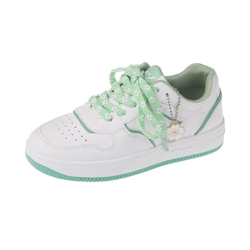 Trendy Student Macaron Girl Cute White Shoes - MYLUXURY LANE ENTERPRISE