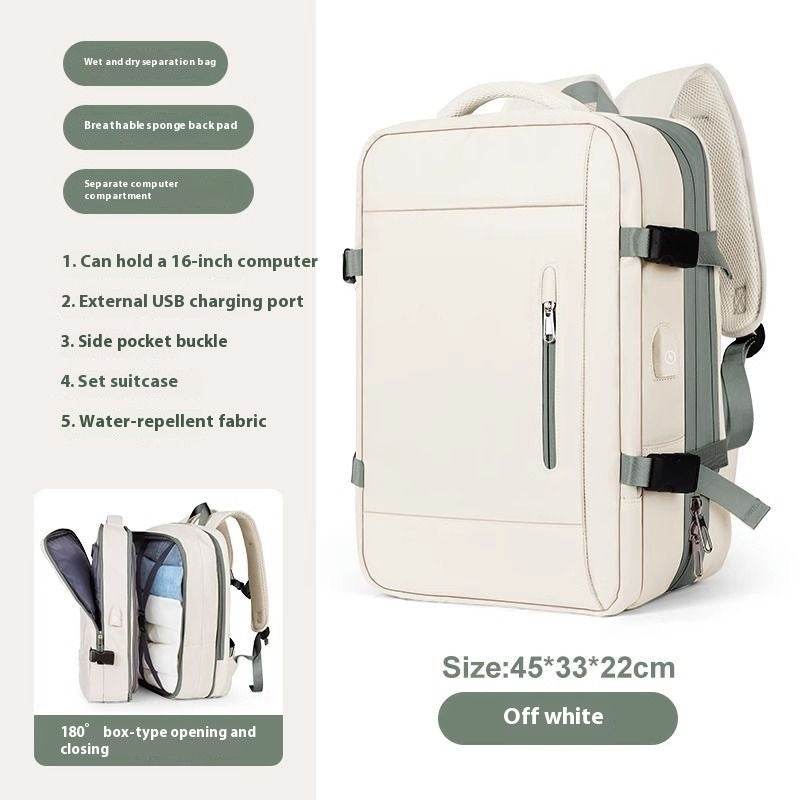 Scalable New Business Travel Large Capacity Computer Schoolbag Women - MYLUXURY LANE ENTERPRISE
