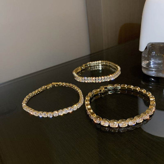 Fashion Simple Geometric Zircon Bracelet - MYLUXURY LANE ENTERPRISE