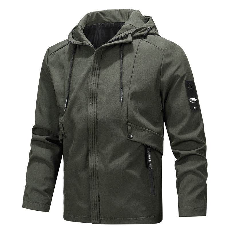 Men's Fashion Casual Solid Color Jacket - MYLUXURY LANE ENTERPRISE