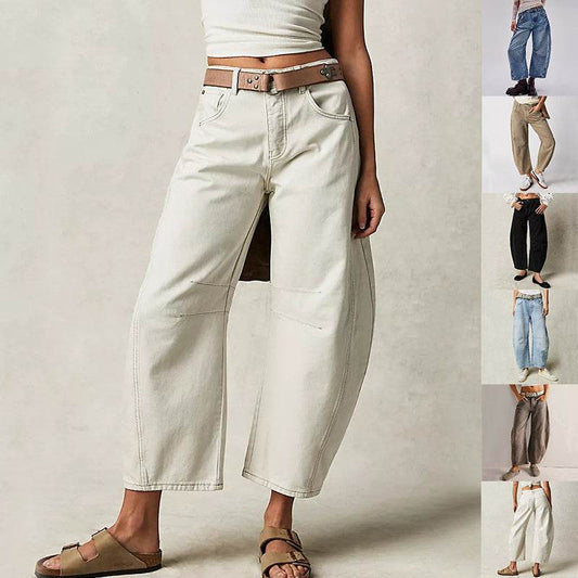 Fashion Loose Wide-leg Pants Summer Sports Straight Trousers Women's Clothing - MYLUXURY LANE ENTERPRISE