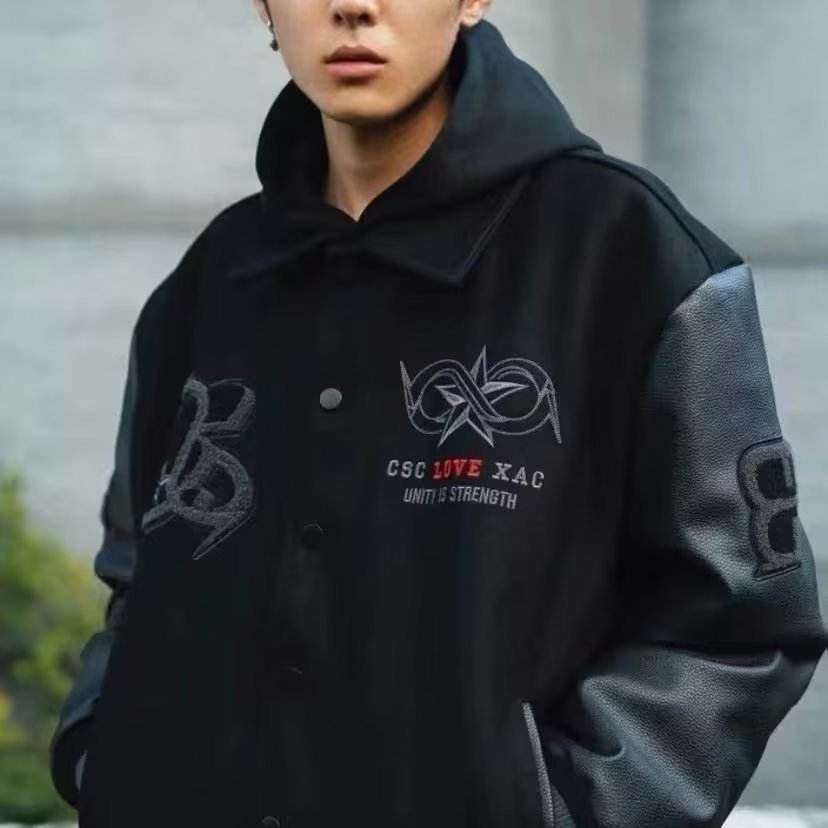 Baseball Uniform High Street Vintage Trendy Casual Coat - MYLUXURY LANE ENTERPRISE