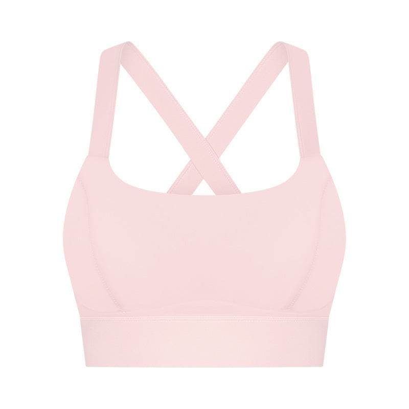 Nude Feel High Elastic Breast Holding Sports Bra Bra - MYLUXURY LANE ENTERPRISE