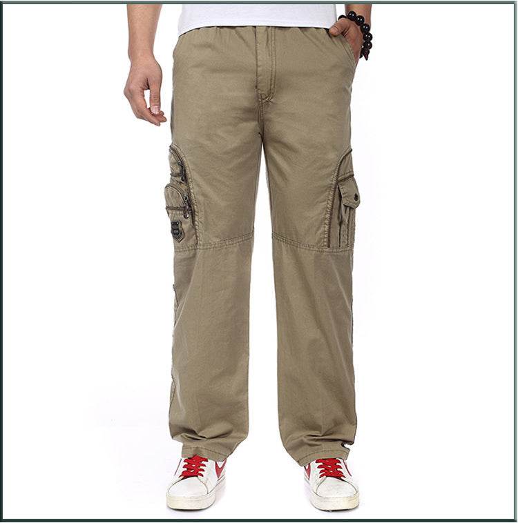 New Cotton Men's Middle-aged Trousers Loose - MYLUXURY LANE ENTERPRISE