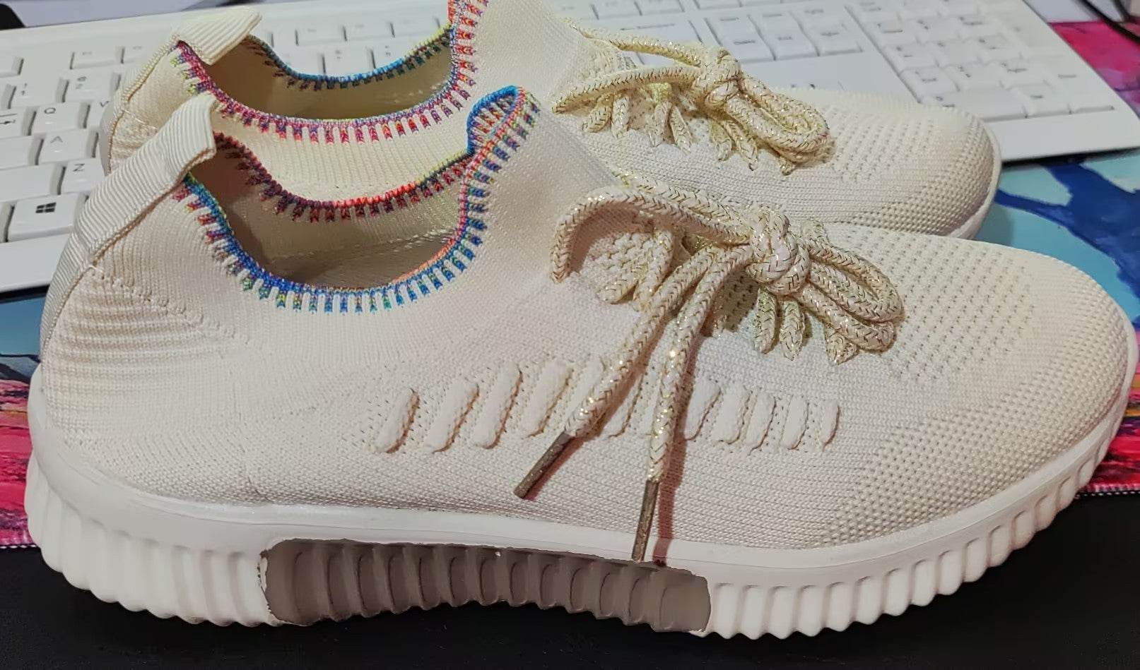 Mesh Breathable Women's Casual Shoes Sneakers - MYLUXURY LANE ENTERPRISE