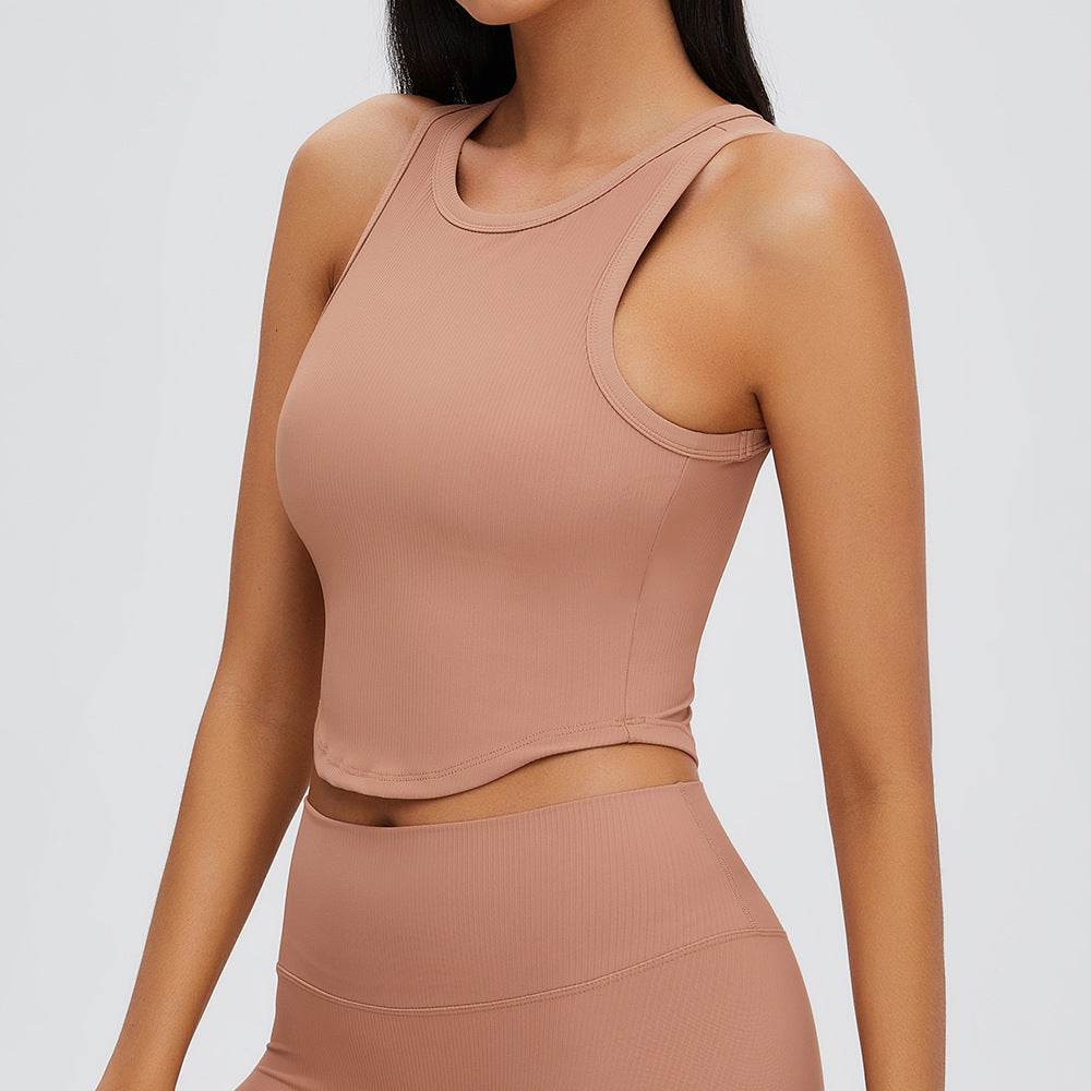 Nude Thread Fitness Shockproof Sports Bra - MYLUXURY LANE ENTERPRISE