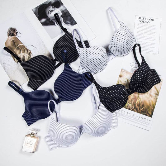 Women's Big Cup Bra Simple Push Up Concentrated Glossy Buckled Front And Shaped Back - MYLUXURY LANE ENTERPRISE