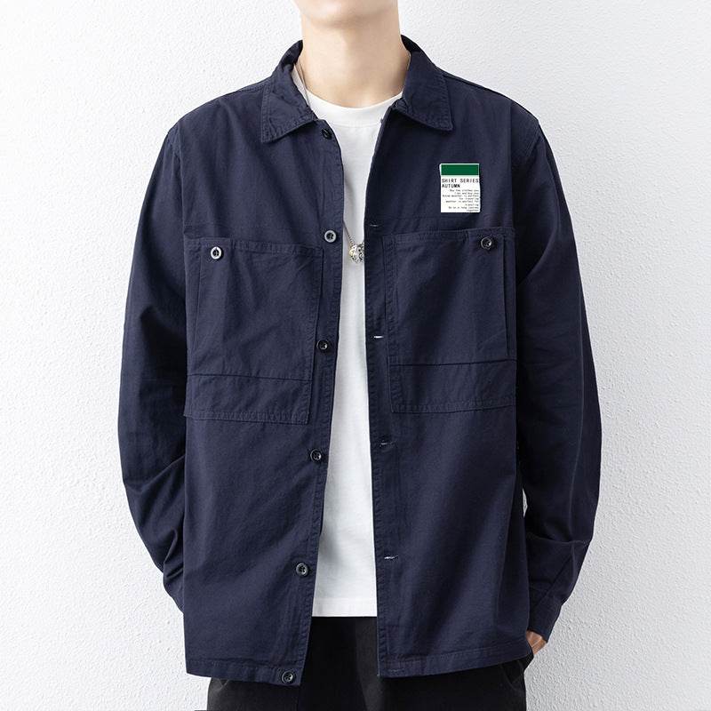Business Cotton Shirt Men's Coat - MYLUXURY LANE ENTERPRISE