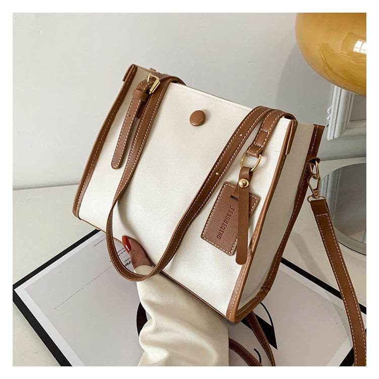 Fashion Stitching Popular Shoulder Messenger Bag - MYLUXURY LANE ENTERPRISE