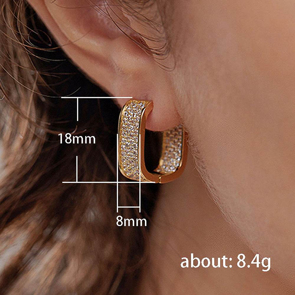 Simple Entry Lux Micro Inlaid Zircon Ear Clip - MYLUXURY LANE ENTERPRISE