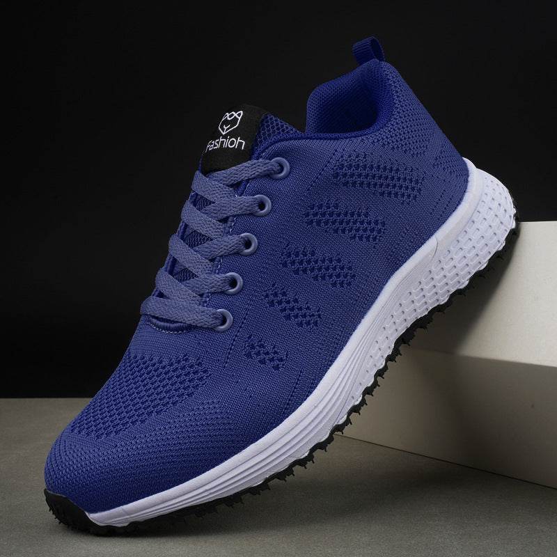 Plus Size Spring And Autumn Sneakers Women's Fly-kit Mesh Women's Shoes - MYLUXURY LANE ENTERPRISE