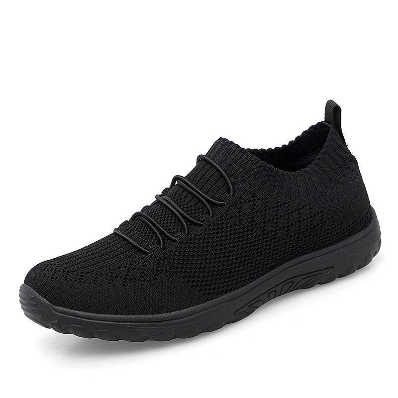 Ladies Flying Woven Mesh Shoes Plus Size Casual Sneakers - MYLUXURY LANE ENTERPRISE