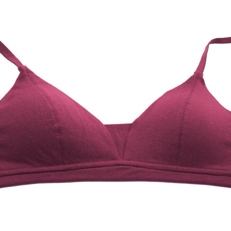 Bra No Steel Ring Big Breast Show Primary School Students Japanese Comfortable Seamless Sport Cotton Underwear Summer - MYLUXURY LANE ENTERPRISE