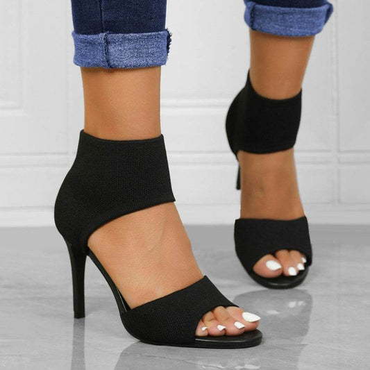 Women's Fashionable And Comfortable High-heeled Skinny Fish Mouth Sandals - MYLUXURY LANE ENTERPRISE