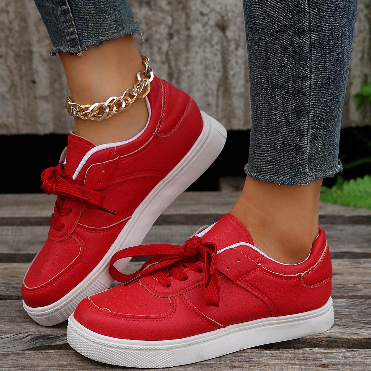 Solid Color Female Casual Sports Single-layer Shoes - MYLUXURY LANE ENTERPRISE