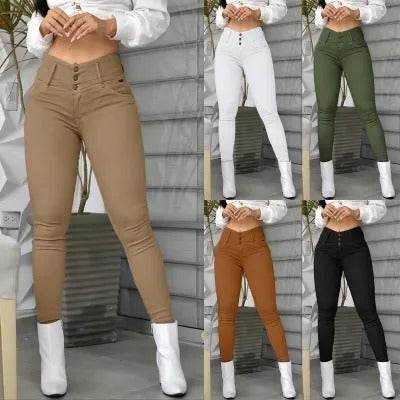 Women's Fashion Casual High Waist Tights - MYLUXURY LANE ENTERPRISE