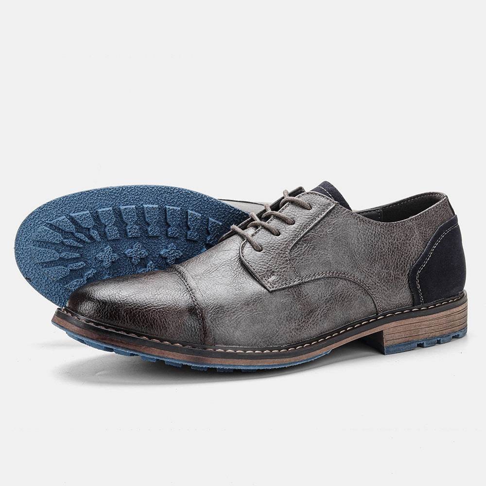 Business Formal Wear Cross-border Plus Size Retro Summer Men's Fashion Leather Shoes - MYLUXURY LANE ENTERPRISE