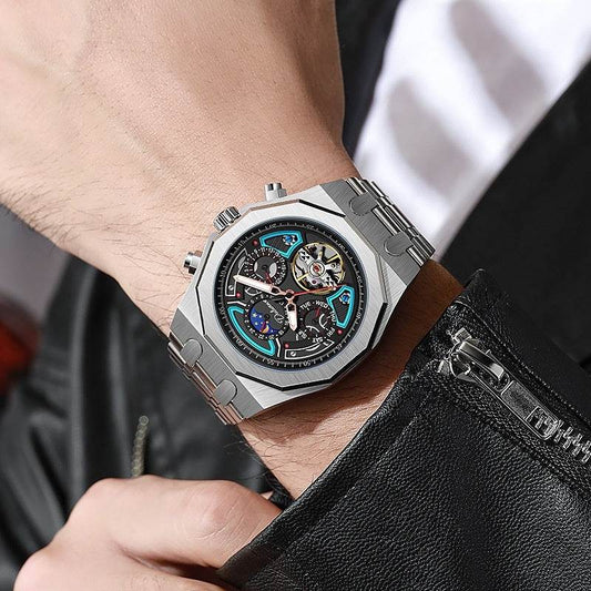Fully Automatic Men's Mechanical Watch Royal Oak Sports Waterproof - MYLUXURY LANE ENTERPRISE
