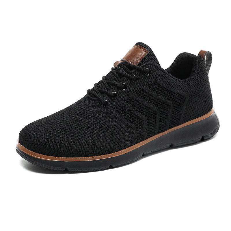 Fashion Lace-up Mesh Sneakers Casual Flying Woven Walking Sports Shoes For Men - MYLUXURY LANE ENTERPRISE