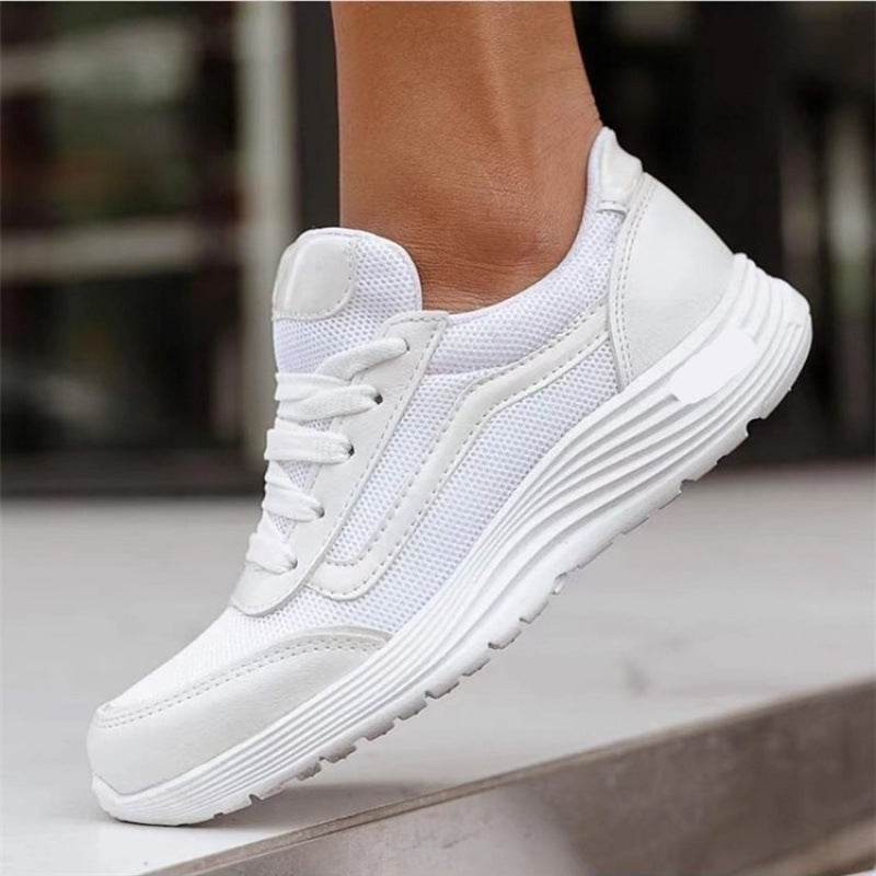 Lace-up Sports Style Low-top Shoes Women - MYLUXURY LANE ENTERPRISE
