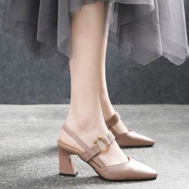 New Spring And Summer Thick High Heel Women's Shoes - MYLUXURY LANE ENTERPRISE
