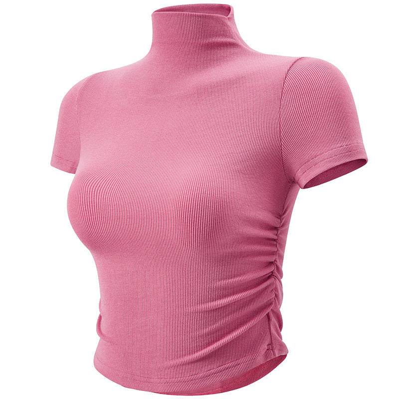 Women's Fashion Casual Small Turtleneck Sports Top - MYLUXURY LANE ENTERPRISE