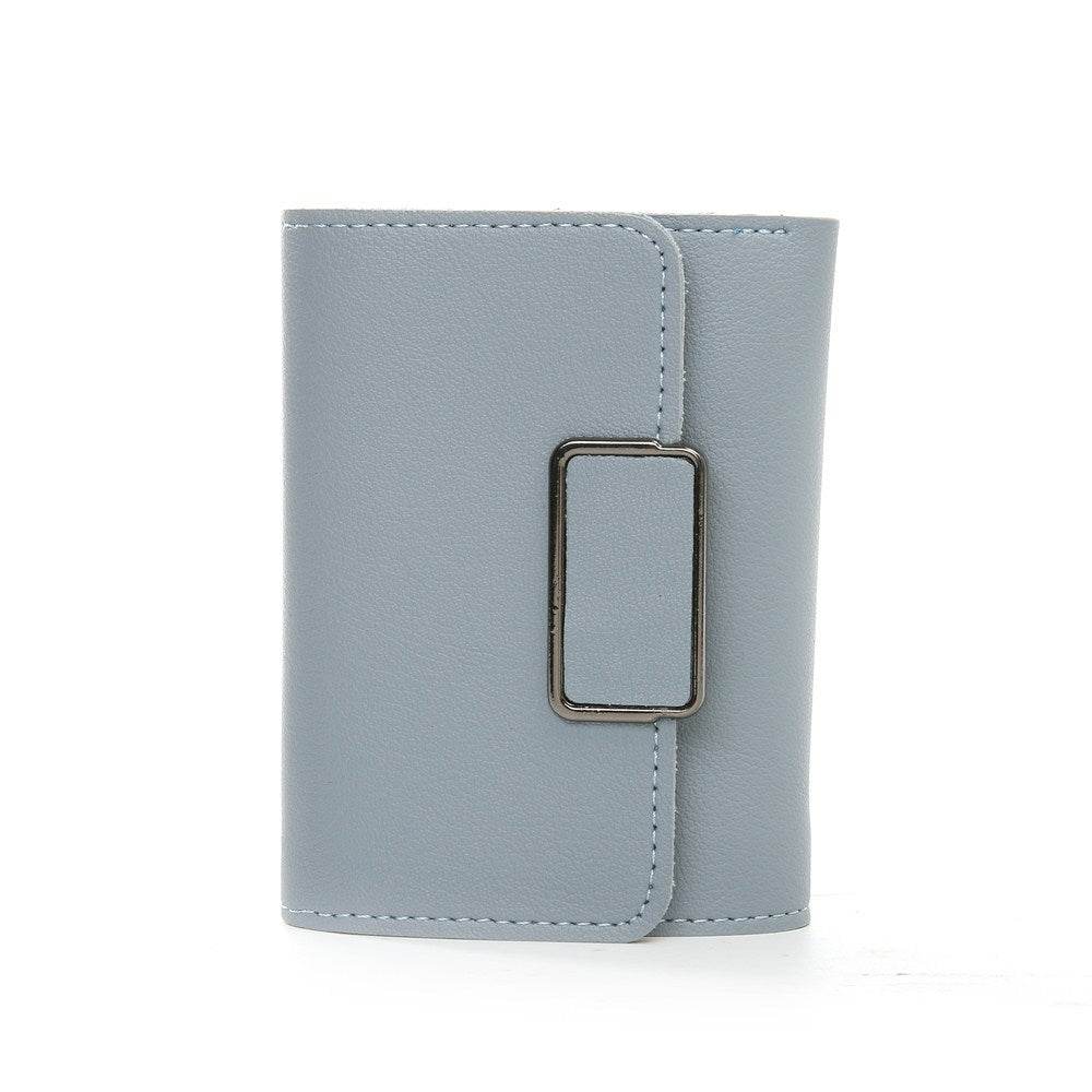 Women's Short And Simple Plaid Fashion Wallet - MYLUXURY LANE ENTERPRISE