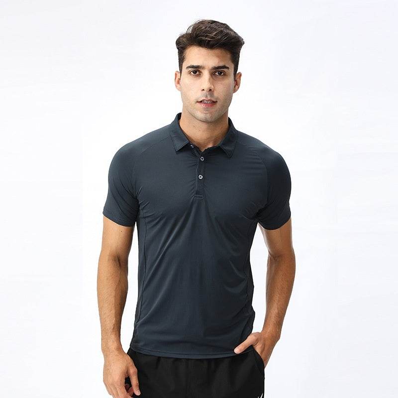 Men's Loose And Versatile Solid Color Quick Drying Sports Top - MYLUXURY LANE ENTERPRISE