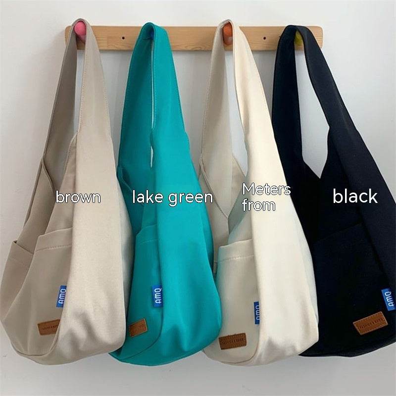 Fashion Casual Embroidered Tooling Canvas Messenger Bag - MYLUXURY LANE ENTERPRISE