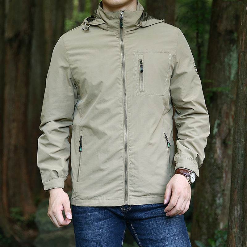 Outdoor Leisure Shell Jacket Men's Jacket - MYLUXURY LANE ENTERPRISE