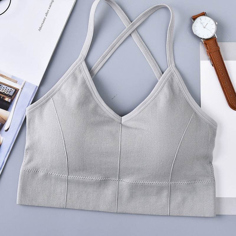 Large U Beauty Back Cross Sling Underwear Ladies Belt Chest Pad Anti-wardrobe Malfunction Base One-piece Tube Top Wrapped Chest For Women - MYLUXURY LANE ENTERPRISE