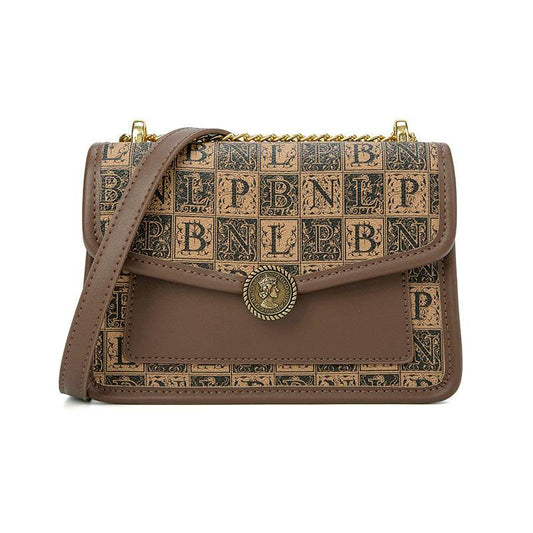 Printed Letter Fashion Chain Crossbody Bag - MYLUXURY LANE ENTERPRISE