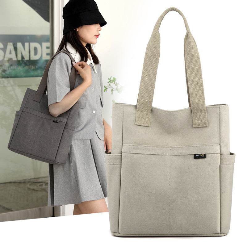 Casual Portable Summer New Shoulder Bag Canvas Bag For Women - MYLUXURY LANE ENTERPRISE