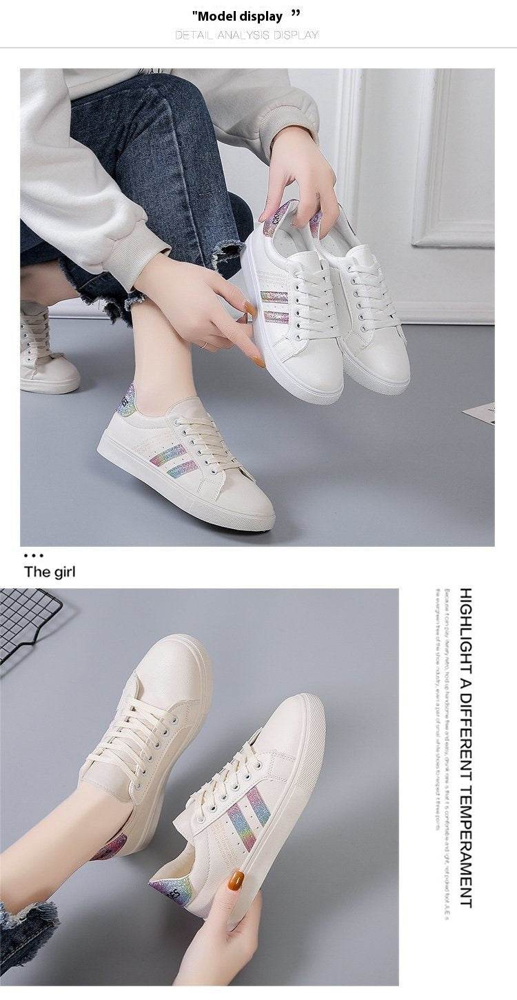 Versatile Basic Leisure Sports Flat Sneakers - MYLUXURY LANE ENTERPRISE