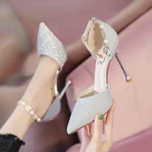 French High Heels Wedding Shoes Design Sense Dignified Goddess - MYLUXURY LANE ENTERPRISE