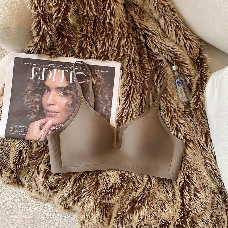 Summer Thin Breathable Bra Breast Holding Fixed Cup Without Steel Ring - MYLUXURY LANE ENTERPRISE
