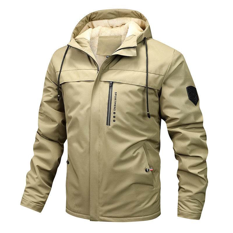 American Retro Men's Loose Fleece Jacket - MYLUXURY LANE ENTERPRISE