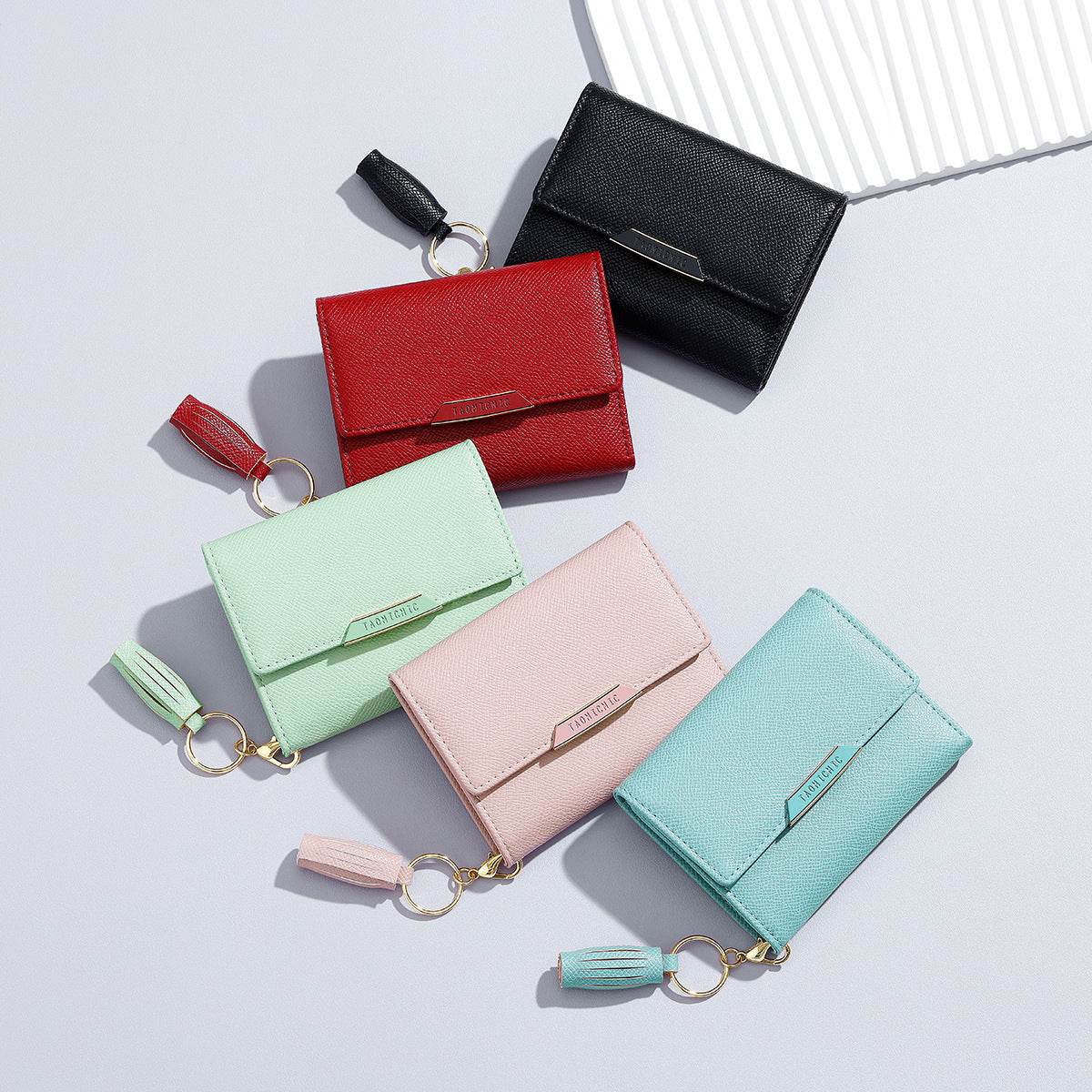 Simple Women's Short Wallet Tassel Small Folding - MYLUXURY LANE ENTERPRISE