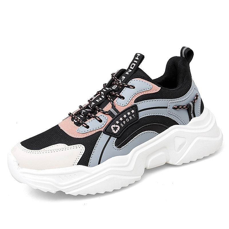 Spring And Summer Casual Thick-soled Sports Shoes Net Red Trendy Shoes White Shoes Women - MYLUXURY LANE ENTERPRISE