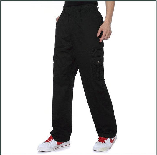 New Cotton Men's Middle-aged Trousers Loose - MYLUXURY LANE ENTERPRISE