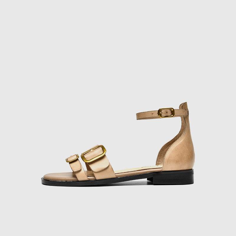 Women's Roman Sandals Flat Bottom Niche Design French Style - MYLUXURY LANE ENTERPRISE