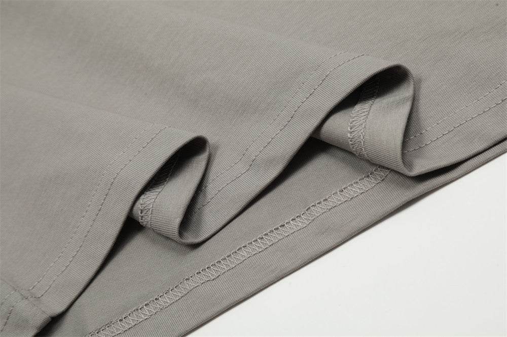 Contrast Color Three-bar Short Sleeve Men - MYLUXURY LANE ENTERPRISE