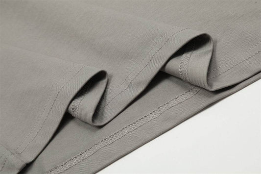 Contrast Color Three-bar Short Sleeve Men - MYLUXURY LANE ENTERPRISE
