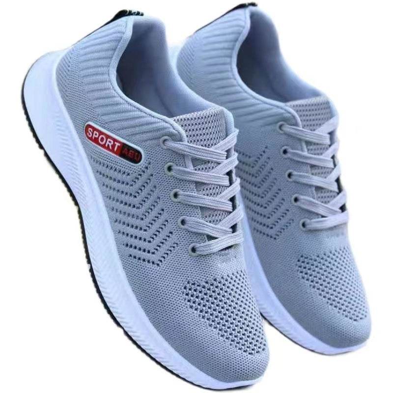 Men's Fly Woven Mesh Fashionable All-match Breathable Casual Shoes - MYLUXURY LANE ENTERPRISE