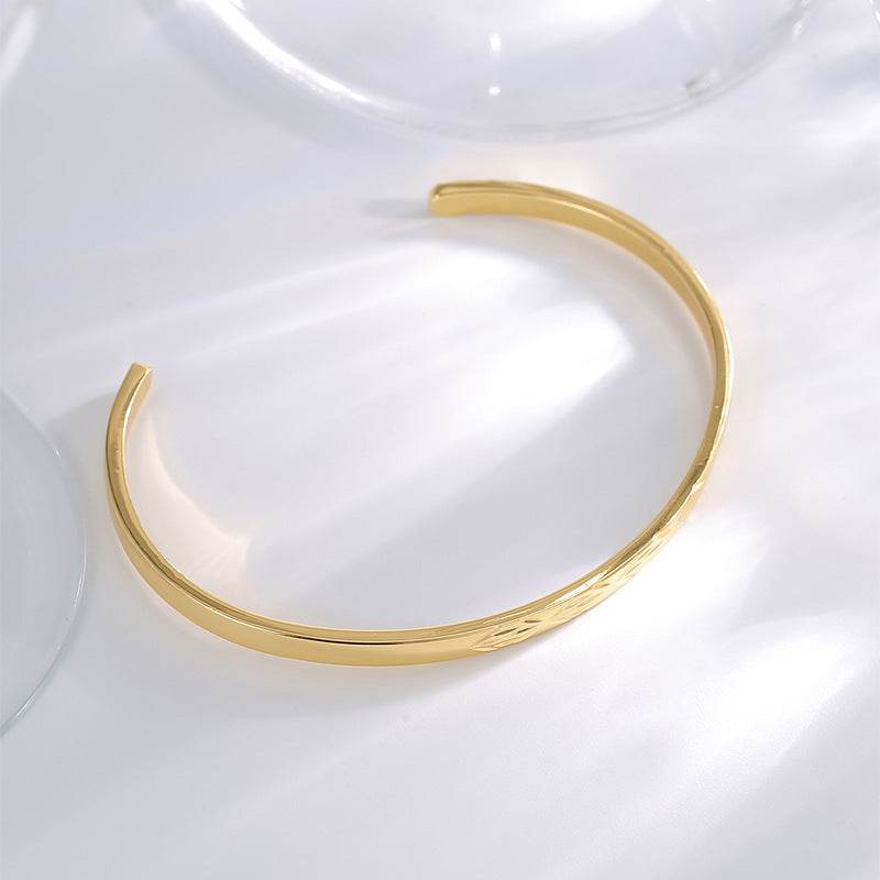 Carven Design Pattern Bracelet Simple Personalized All-match Cold Style - MYLUXURY LANE ENTERPRISE