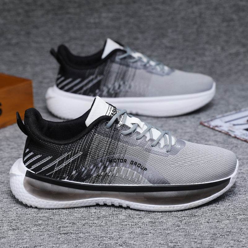 Thin Mesh Breathable Lace Up Thick Bottom Men's Sneaker - MYLUXURY LANE ENTERPRISE