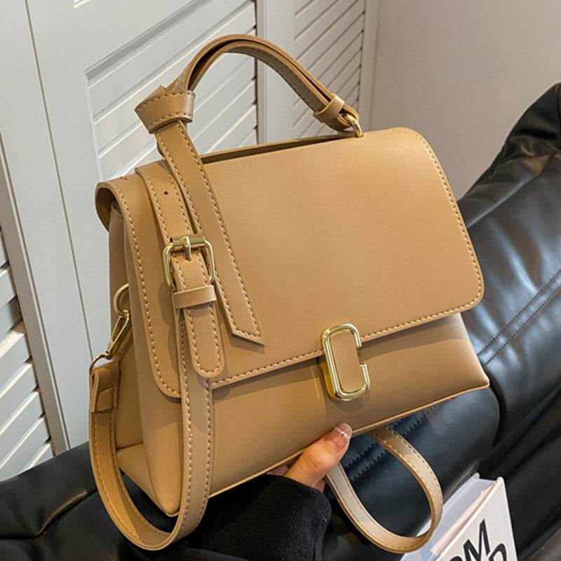 Retro Women's Frosted Small Square Bag Casual Shoulder Bag - MYLUXURY LANE ENTERPRISE