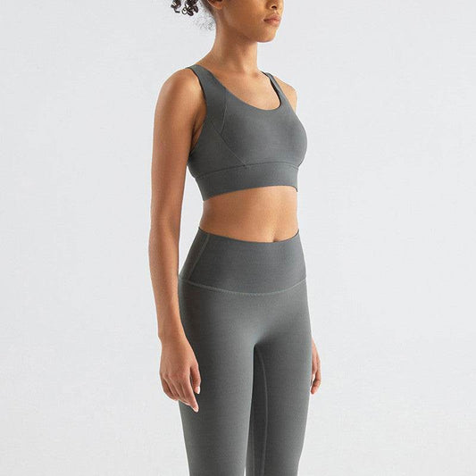 Fixed Cushion Running Shock Absorbing Sports Bra - MYLUXURY LANE ENTERPRISE